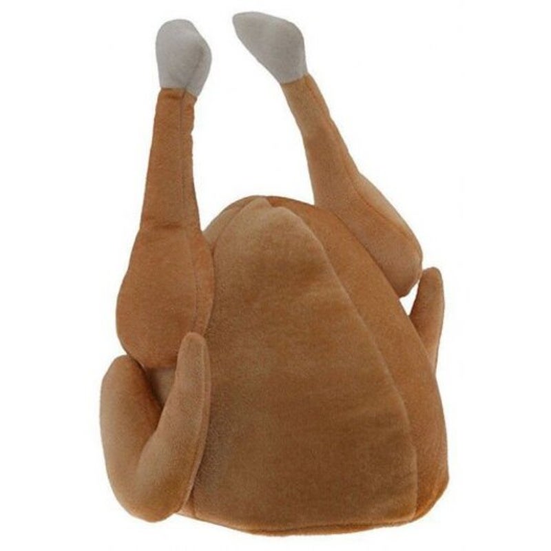 Funny Adults Hat Thanksgiving Day Roasted Turkeycute Party Festival Caps Brown