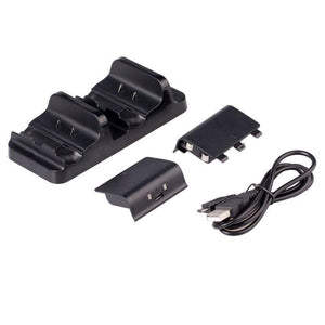 Game Controller Charger Dock Kit Dual Slot Charging Station For Xbox One