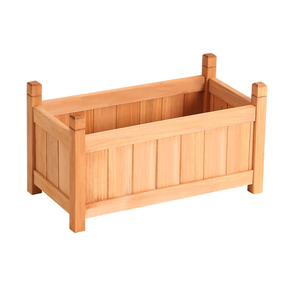 Greenfingers Garden Bed Raised Wooden Planter Box Vegetables 60X30x33cm