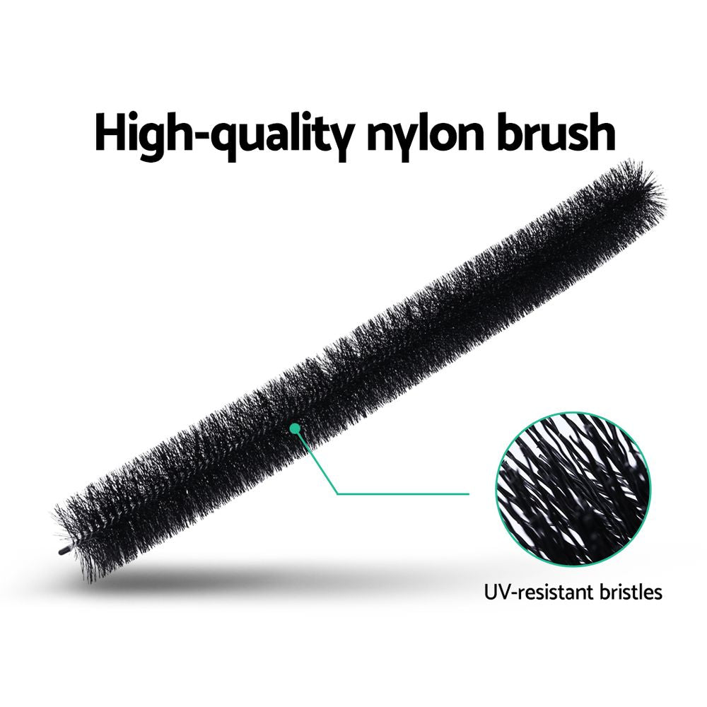 Gardeon 24 Pcs Gutter Brush Guard 100Mm X 22M Length Leaf Twigs Filter Home Garden