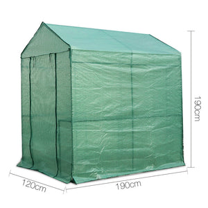 Greenfingers Greenhouse Garden Shed House 1.9X1.2M Storage Plant Lawn