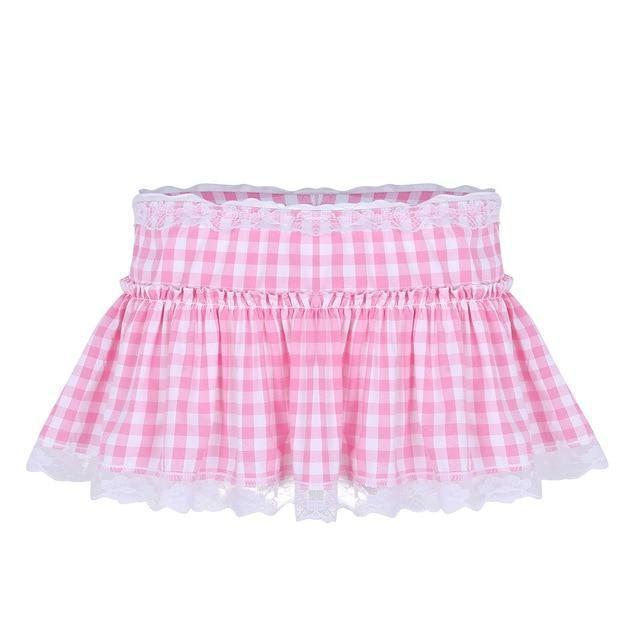 Gingham Micro Skirt