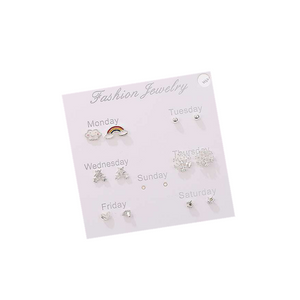 Girls'earrings Simple And Lovely Earrings Suit Personality Student 1