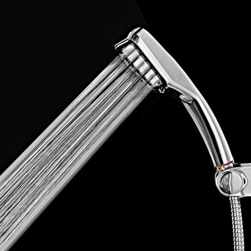 300 Holes High Pressure Boost Shower Head Silver