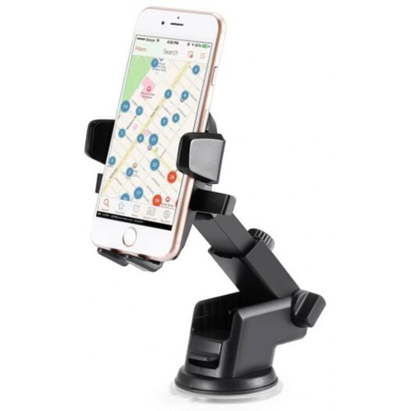 Universal Rotary Car Mount Phone Holder Black