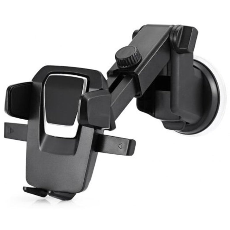 Universal Rotary Car Mount Phone Holder Black