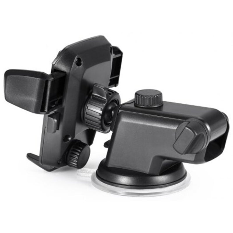 Universal Rotary Car Mount Phone Holder Black