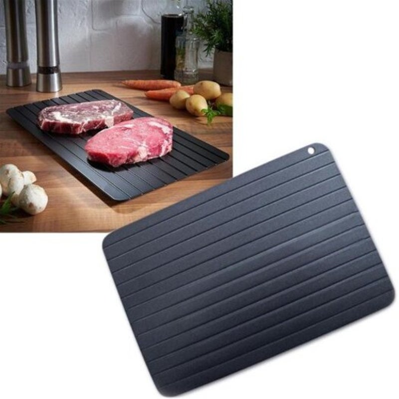 Zis D004 Non Stick Kitchen Tool Fast Defrosting Tray Black