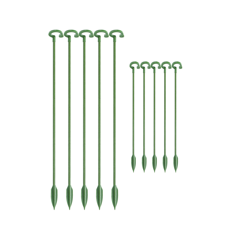 Green Fiberglass Reusable Plant Support Stake