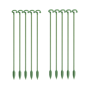 Green Fiberglass Reusable Plant Support Stake