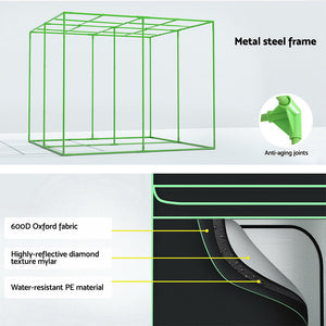 Greenfingers Grow Tent Kits 200X 200Cm Hydroponics Indoor System