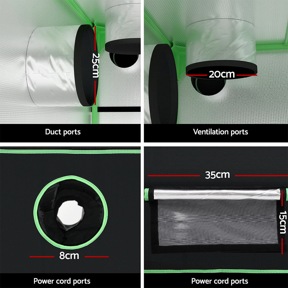 Greenfingers Grow Tent Kits 200X 200Cm Hydroponics Indoor System