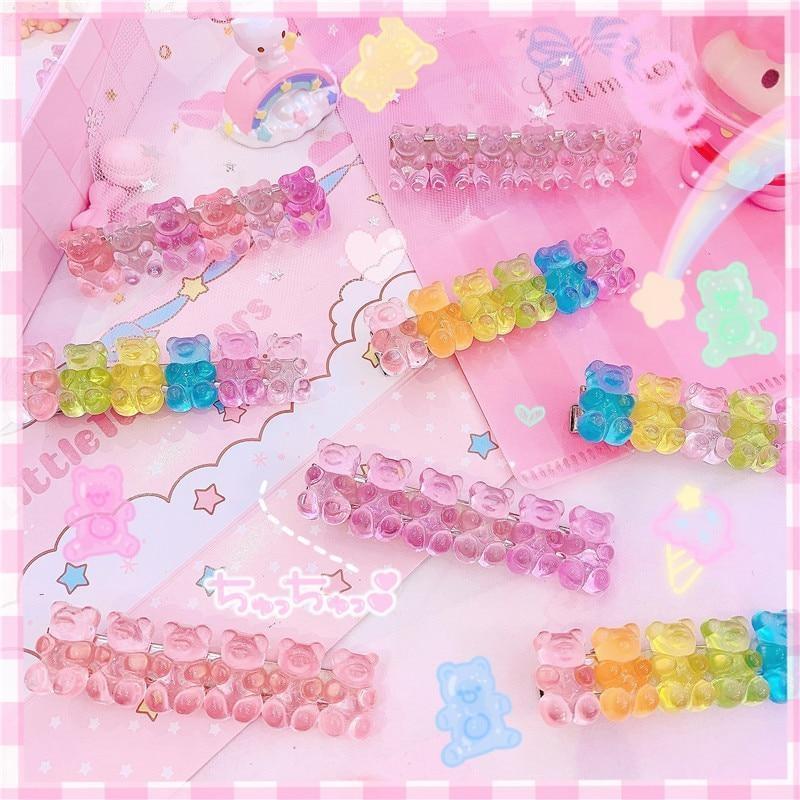 Gummy Bear Hair Clippies