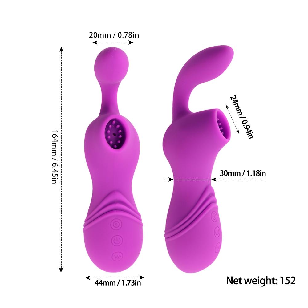 12 Speed Clitoral Stimulator Air Suction Mini Sucking Vibrator Sex Toy Waterproof