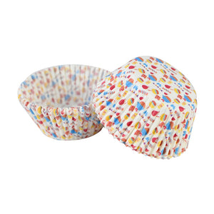 100Pcs Rainbow Muffin Cupcake Paper Cups Liner Baking Decorating Tools Party