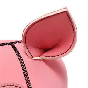 Neoprene Pink Pig Mask Hood Bdsm Pet Play Fetish Costume