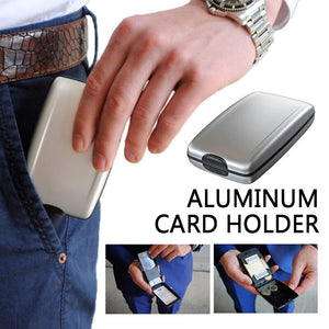 Anti Theft Metal Waterproof Credit Card Id Holder