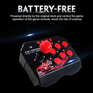 4-In-1 Retro Arcade Station Usb Wired Games Console For Ps3 Switch Pc Android Tv