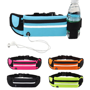 Running Bum Bag Fanny Pack Travel Waist Bags Money Zip Belt Pouch Sports Wallet