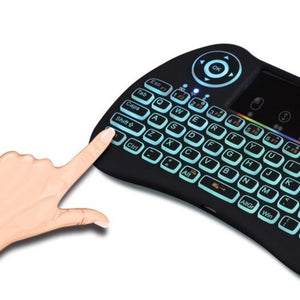 H9 Wireless Air Mouse Keyboard Black Backlit