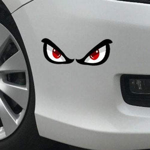 Window Tinting Car Body Shark Eyes Sticker Black