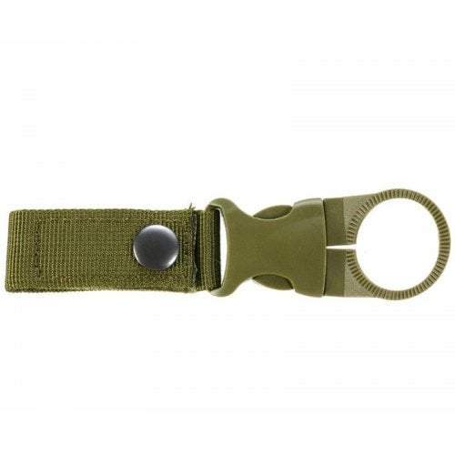 Carabiners Outdoor Tactical Nylon Webbing Water Bottle Hang Buckle Light Khaki