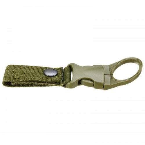 Carabiners Outdoor Tactical Nylon Webbing Water Bottle Hang Buckle Light Khaki