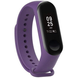 Watches Smart Silicone Glossy Wristband Purple Iris