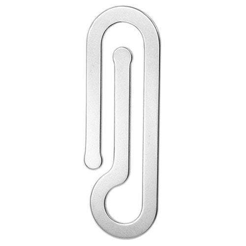 Generators Power Stainless Steel Multi Function Wallet Paper Clip Silver