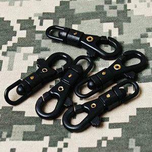 Mini Carabiner Hook Buckle Camping Hiking Tactical Outdoor Equipment Rotating