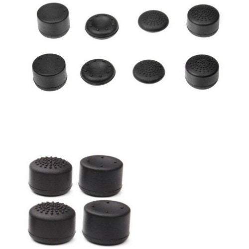 Gaming Thumb Stick Cap Heighten Key Button For Ps4 8Pcs Black