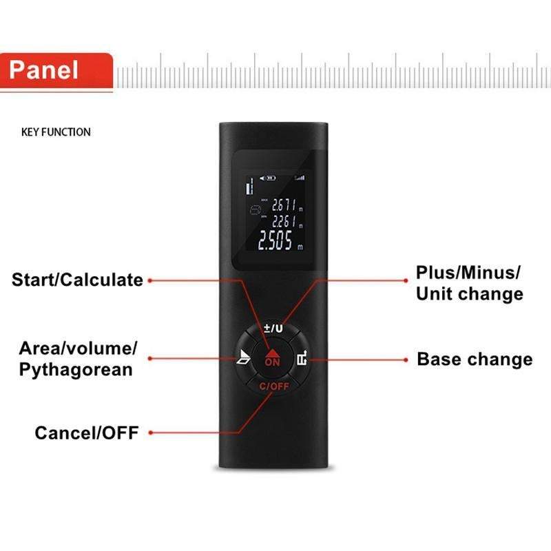 Multi Functional Handheld Electronic 40M Mini Distance Laser Measuring