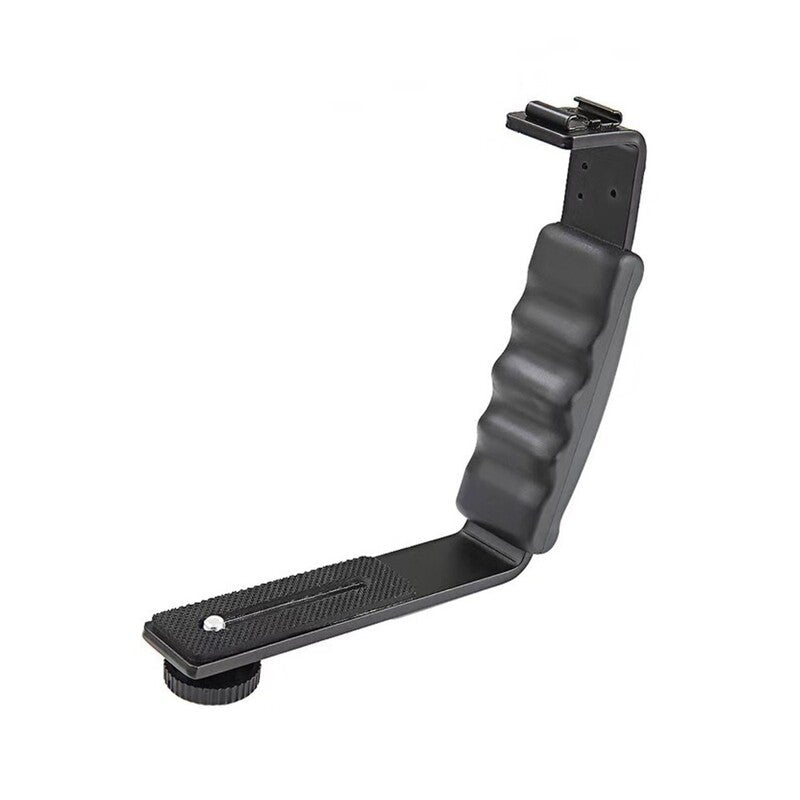 Handheld L Shaped Gimbal Expansion Bracket Holder Black