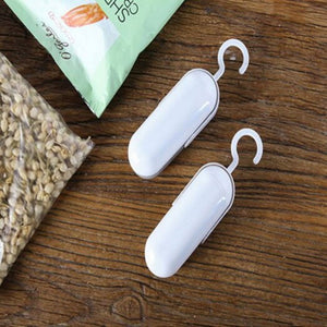 Handheld Mini Bag Heat Sealer Food Storage Sealing Machine White