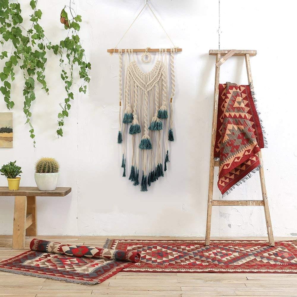 Macrame Wall Hanging Woven Art Tapestry Boho Dcor