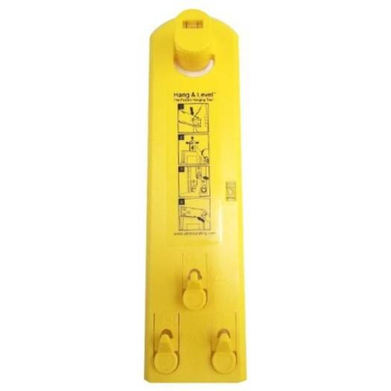 Hang And Level Picture Hanging Tool Lightweight Measurement For Photo Rubber Ducky Yellow