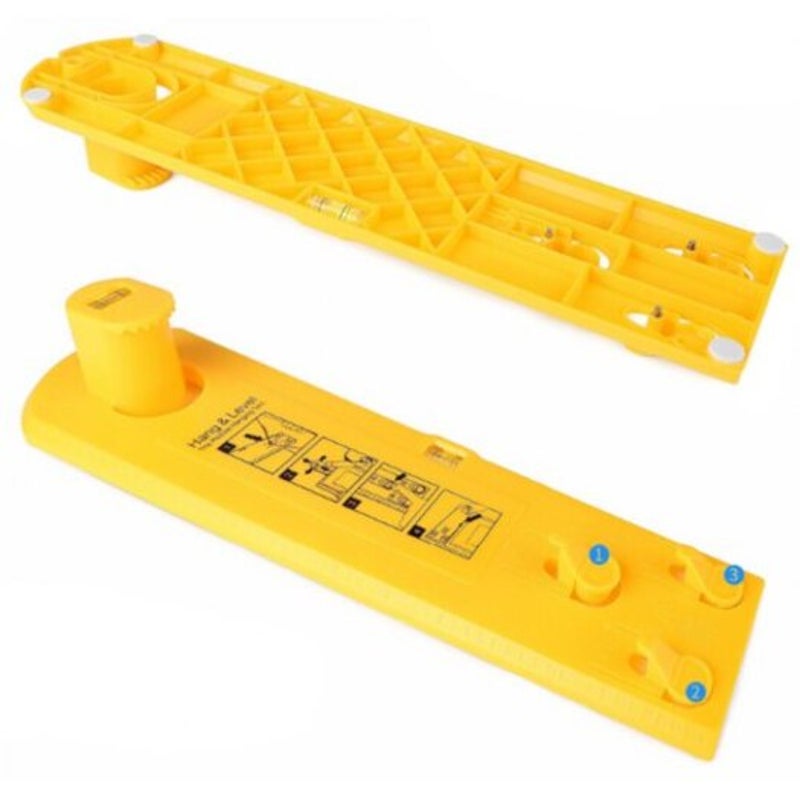 Hang And Level Picture Hanging Tool Lightweight Measurement For Photo Rubber Ducky Yellow