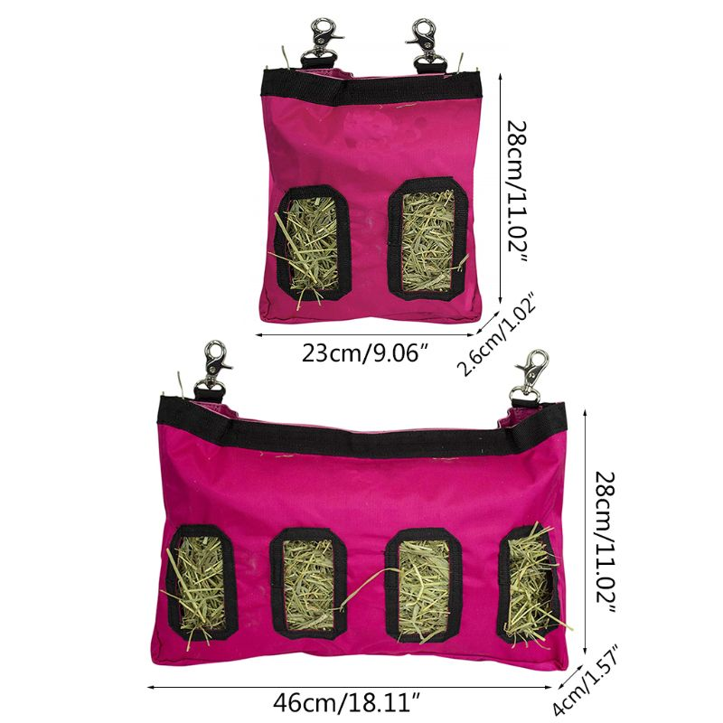 Hanging Hay Storage Feeder Bag For Guinea Pigs Rabbits Hamsters