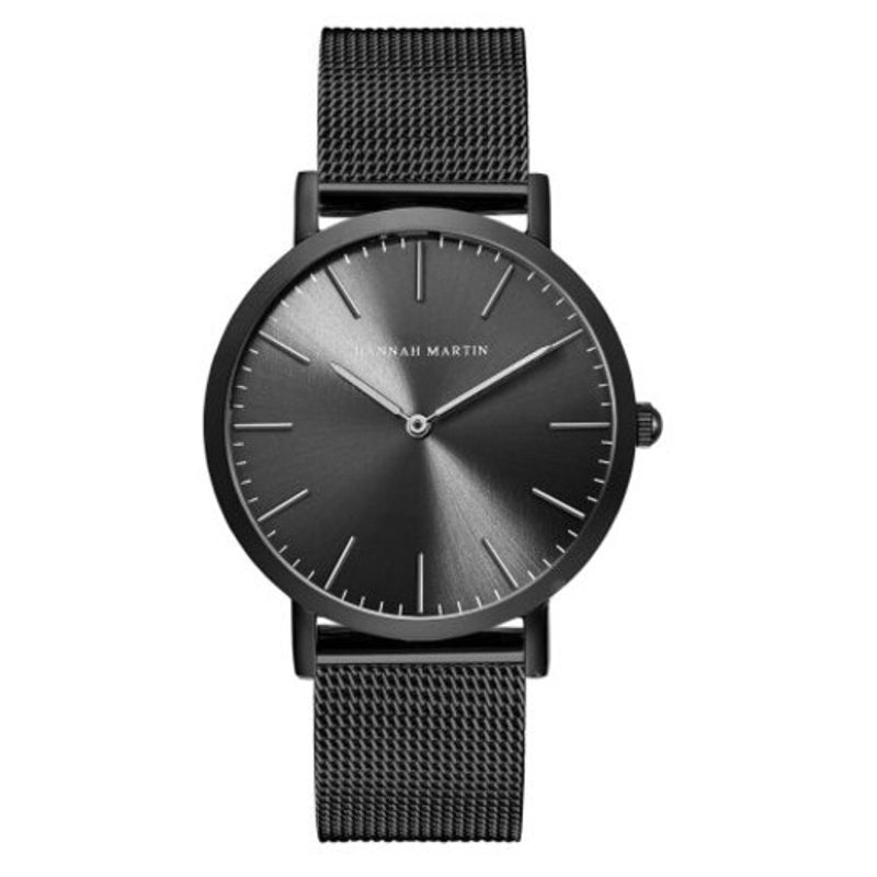 Veile Studios Stainless Steel Mesh Belt Waterproof Business Men's Watch Night