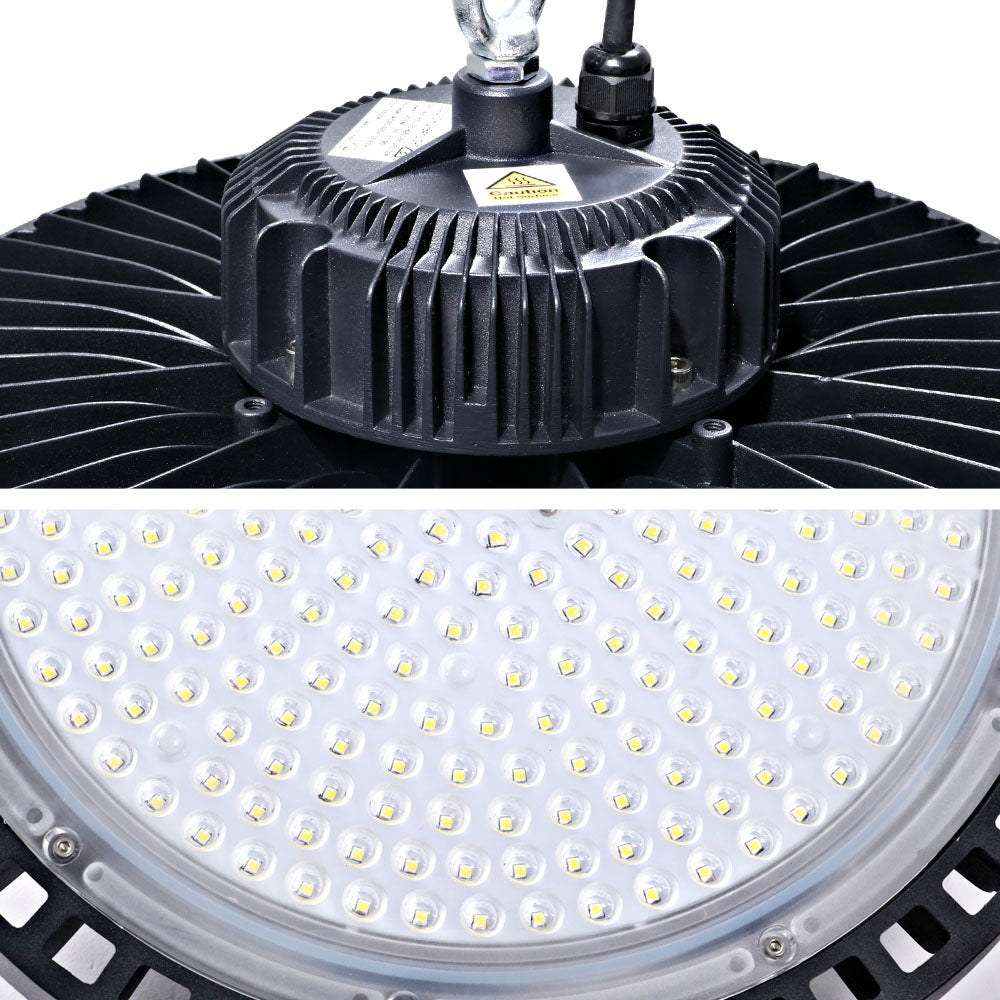 Leier Led High Bay Lights 150W Industrial Workshop Warehouse Gym Bk