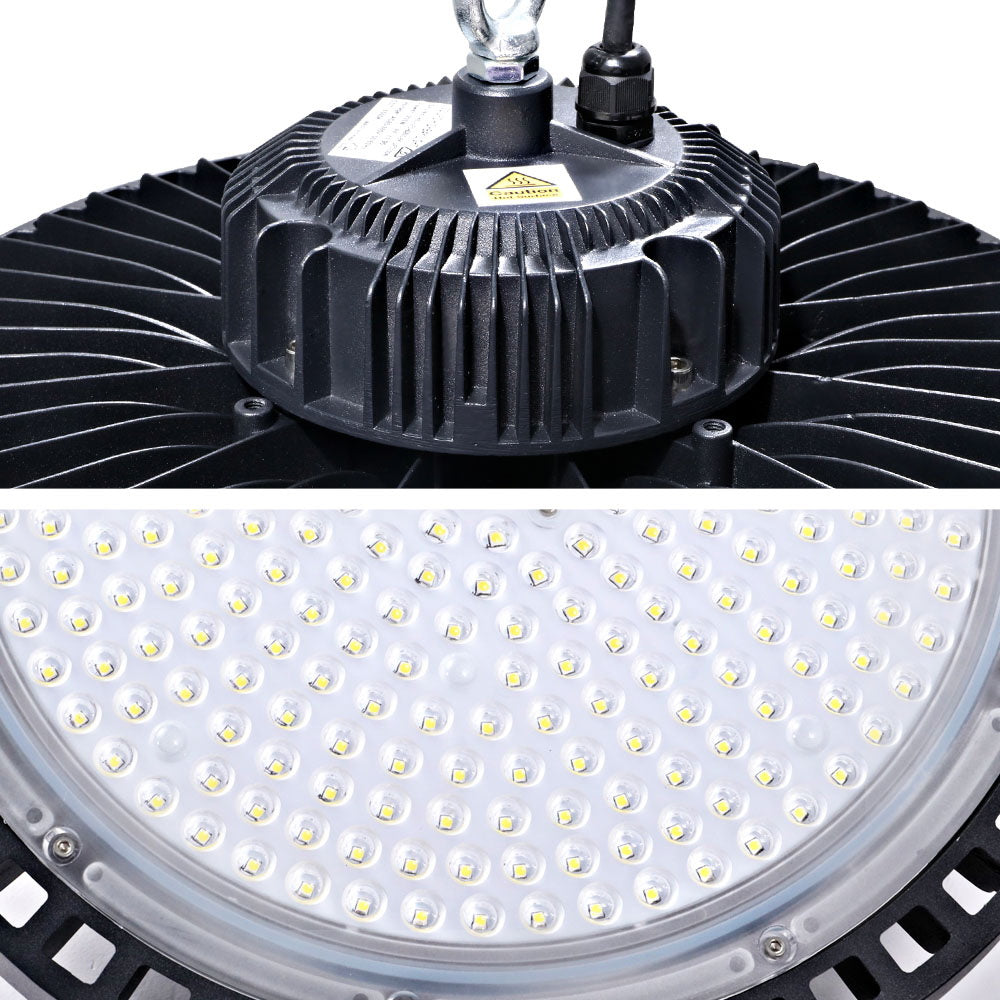 Leier Led High Bay Lights 200W Industrial Workshop Warehouse Gym Bk