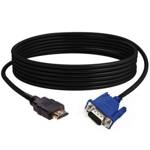 Hdmi To Vga Cable Black