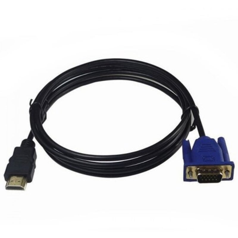 Hdmi To Vga Cable Black