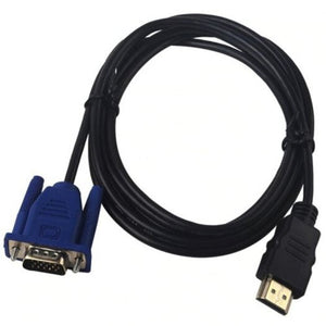 Hdmi To Vga Cable Black