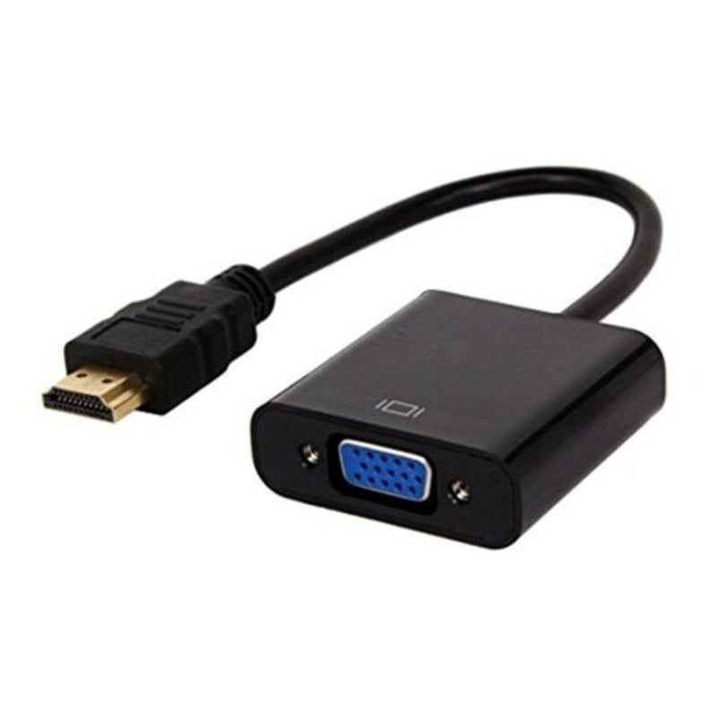 Hdmi To Vga Moread Gold Plated Adapter Black