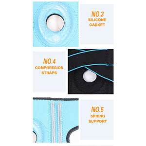 Knee Brace With Side Stabilizers Patella Gel Pads For Support