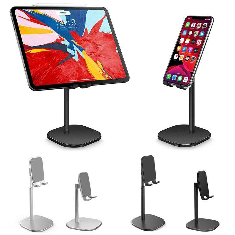 Phone Holders Stands Mobile Tablet Adjustable Height Mount