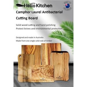 Hello Kitchen Premium Natural Camphor Laurel Cutting Chopping Board (Plain)