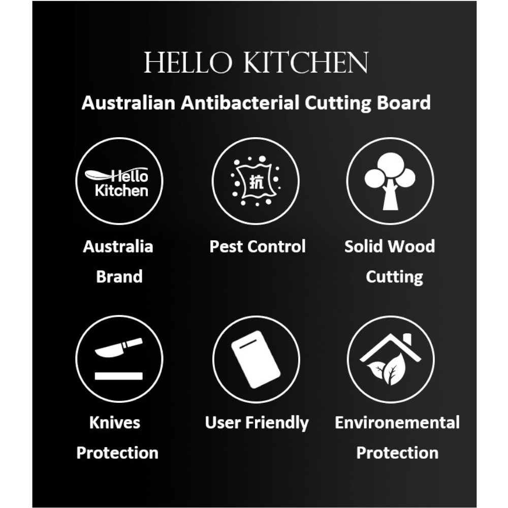 Hello Kitchen Premium Natural Camphor Laurel Cutting Chopping Board (Plain)