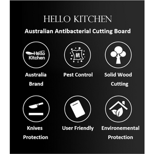 Hello Kitchen Premium Natural Camphor Laurel Cutting Chopping Board (Plain)